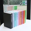 Decorative Objects Figurines Openable Design Decoration Fake Books Simple Hardcover Fake Book for Table Storage Box el Club Props Libros Decorativos Bulk 220914