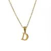 Początkowe litery A-Z 26 Naszyjnik ze stali nierdzewnej spawanie alfabetu Łańcuch Choker dla kobiet biżuteria kołnierza zawieszka