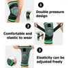 Knee Pads 2 PCS Elastic Brace With Bandage Joints Arthritis Protective Pressurized Support For Basketball Volleyball Running