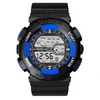 Wristwatches Brand Fashion Men Electronic Wrist Watch Multi Function Dual Display Date Rubber Clock Digital Led Sport Relogio Masculino