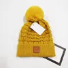 Designer Pom Poms Beanie Caps Chaleur Chapeaux D'hiver Hommes Femmes Bonnet Mode Tricoté Chapeau Chaud Bonnet De Laine Bonnets