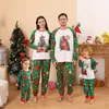 Семейная подходящая наряда Рождественская семья, соответствующая пижаме, набор семьи, выглядящая мать, дочь, детка, детская одежда для сна, мама и я ночная одежда 220914