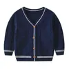 Pullover Ircomll 2020 nuovo autunno Abbigliamento per bambini per bambino con scollo a V Cardigan lavorato a maglia caldo Maglioni per ragazzi Cappotto per bambini 0-4Y 0913