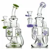 Thick Glass Recycler Dab Rigs Hookahs Thick Glass Water Bongs Gravity Bong Bubbler Smoking Accessory Waterpipes with 14mm bowl