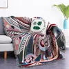 Blankets Modern Minimalist Pastoral Butterfly Pattern Full Cover Dustproof Sofa Blanket Soft Carpet Decoration For Beds