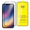 Protecteur d'écran de téléphone en verre trempé à couverture complète 9D pour IPhone 14 13 12 Mini Pro 11 Xr Xs Max Samsung Galaxy S22 S22Plus A13 A23 A33 A53 A73 A12 A22 A32 A42 A52 4G 5G