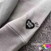 Men's Hoodies Sweatshirts 2022 Patch Duck Human Made Hoodie Men Women Sleeve Embroidered Heart 1 1 Human Made Sweatshirts Fleece Loose Pullovers G220914