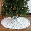 Weihnachtsdekoration Baumrock weiße Plüschfell Weihnachtsmatte Cover Frohe Jahr Dekoration Party Home Ornament