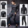 Running Sets Tights Men's Sports Suit Gym Man's Sportswear Sport Clothes For Men Training Jogging Tracksuits Compression Suits