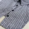 Bow Ties Cotton Striped Fake Collar For Women Shirt Löstagbara krage Damer Falsk kvinnlig avtagbar blus Halva Nep Kraagie