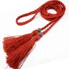 Cintos chineses de estilo trançado chineses corda de corda