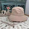 luxury designer women Summer casquette Metal Logo Wide Brim Hats Le Bob Artichaut Woman Brand Bucket Hats5805163