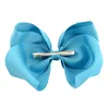 20 colori di Colore Della Caramella 8 Pollici Del Nastro Del Bambino Dell'arco Della Forcella Pinze Ragazze Grande Bowknot Barrette Bambini Hairbows Bambini Accessori Per Capelli