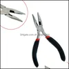 Pliers Mini Wire Pliers Diy Handcraft Spring Needle Nose Flat Plier Cutting Jewelry Tools Equipment Fit Beadwork Repair 4Jp H1 Drop D Dhh91