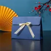 Подарочная коробка конверта Складывание шелковых подарочных коробок кашемирного шарфа шарф -шарф упаковочная сумочка коробка LX5106