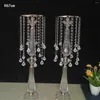 الحفل زهرة الزفاف حامل الكرة أكريليك بلورات الجدول المركزية مزهرية الوقوف Candlestick AB1209