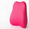 Oreiller mémoire coton enceinte taille dos coussin couleurs unies soutien confortable voiture bureau maison chaise orthopédique lombaire soulager coussins