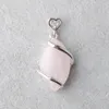 Смешанный натуральный каменный подвесной кулон кристалл аметисты Opal lapis aventurine Rose Pin