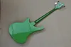 Guitare basse verte en métal 4003, 4 cordes, manche en érable, corps en tilleul, pont fixe, touche en palissandre, accordeur chromé 5899462