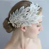 Nakrycia głowy 2022 Koronkowe koronkowe włosy ręcznie robione akcesoria ślubne Modele Mode