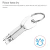 Keychains en peluche mini tournevis de pochet Kit d'outils d'extérieur en acier en acier inoxydable