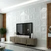 Papéis de parede Adesivos tridimensionais de parede tridimensionais Sala de fundo auto-adesivo Salia papel de parede de parede anti-colisão à prova d'água