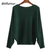 Damesbreien teen bhflutter winter batwing truien pullovers vrouwen mode casual kasjmier trui jas vrouwelijke gebreide jumpers tops pull femme 220915