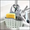 Cestini appesi Cucina Lavandino sospeso Cestello di scarico Sapone Spugna Spazzola per la pulizia Portaspazzolino Borsa Organizzatore per la conservazione del bagno Contiene Dhjk5