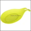 أدوات المطبخ الأخرى Sile Spoon Pray Prestant Unistant Outensil SPATA Holder Tray Tard