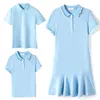 Tenues assorties pour la famille Tenues assorties pour la famille d'été Robes mère et fille Père et fils Polo Tops Bébé Garçon Fille Vêtements Parent-enfant 220914