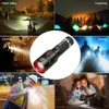 Torcia a LED Pocketman Torce da campeggio portatili Torcia zoomabile Torce impermeabili Usa batteria 18650