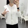 Vestes pour femmes automne blanc noir blouson aviateur femmes et manteaux pour femmes vêtements dames Cardigan court