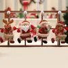 Juldekorationer 2023 Happy Year Ornament Diy Xmas Gift Santa Claus Snowman Tree Pendant Doll Hang For Home Noel Natal 220914