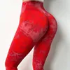 Women's Leggings Tie Dye Seamless Leggings Women Fitness Gym High Waist Pants Push Up Workout Running Sports Butt Lift Leggings Anti Cellulite 220914