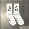 Guêtres Hommes Chaussettes Coton Japonais Motif De Bande Dessinée Hip Hop Style Respirant Mi Tube Planche À Roulettes Doux Longue Chaussette Pour Drop Delivery 2021 Dhguf