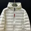 Projektantka męska Monclair Down Jacket Double Zipper Women S France Men Downs Coat