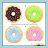 Dog Toys Chews Pet Chew Plush Donut Play Toys Lovely Dog Puppy Cat Ting Squeaker Quack Sound Toy Drop Develing 2021 Home Garden Suppl Dhzda