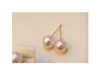 22091303 Diamondbox - Pearl Jewelry Earrings Ear Studs AU750 18K Gold Yellow Gold AKA