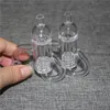 Smoking New Diamond Knot Loop Quartz Banger With Bubbler Carb Cap & Insert Bowl 10mm 14mm 18mm Recycler Banger Nails For Glass Bongs