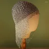 Headpieces 2022 Tassel Crystal Hat Luxury Hair Accessoires Hoofdtooi voor vrouwelijke sieraden kralen hoofddeksel zilveren kleur trouwhoeden