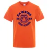 Magliette da uomo Hawkins High School Shirt Stampare abbigliamento da uomo Abbigliamento da uomo di grandi dimensioni cotone tops harajuku sciolte