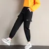 Kvinnors byxor capris kvinnor last casual streetwear harajuku hip hop harem jogger sweatpants h￶g midja l￶sa kvinnliga byxor 220915