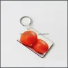 Keychains Sublimation Mdf Heart Round Blank Key Chain Transfer Printing Keychains Ring Jewelry Material Consumables Drop Delivery 202 Dhb1Q