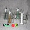 HOOPHS 14mm ASH CATCHER GLASS Singel Ashcatcher med inline perc 18 mm fogar Rätt vinkelglasbongar