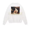 Mężczyźni kobiety jesienno-zimowa bluza z kapturem moda męska malowanie drukowanie bluzy z okrągłym dekoltem sweter hip-hopowy sweter rozmiar S-XL