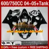 OEM Fairings Tank f￶r Suzuki GSXR600 750cc GSXR-750 K4 GSX-R600 04-05 153NO.52 600CC GSXR 600 750 CC GSXR750 04 05 GSXR-600 2004 2005 Injektion M￶gelm￤ssan