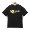 T-shirts pour hommes chemises mens mets de palmier angle concepteurs chemise amour coeur graffiti lettre de pulvérisation