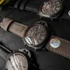 Luksusowe serie zegarków Luminous Waterproof Coating Full-Automatyczne zegarek mechaniczny męski zegarek High-endpanner Watch 9zcl