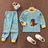 Zestawy odzieży Styl Baby 024m Boy Girl Ubrania Ustawa Born niemowlę jesień Spring Outfits Christmas Tops Spodnie Casual 220915