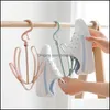 Ganci Rotaie Antivento Mtifunction Scarpe Gancio per appendere Scaffale pieghevole Appendiabiti per balcone Stendibiancheria Stand Home Storage Holder Rack Dhakm